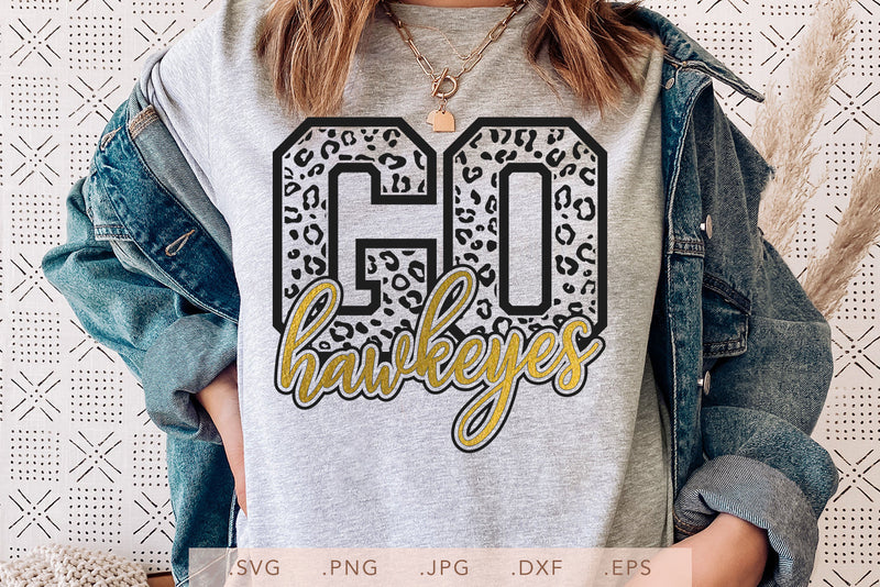 Go Hawkeyes Leopard SVG DXF JPG PNG EPS SVG Nanda Bayu 