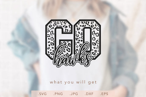 Go Hawks Leopard SVG DXF JPG PNG EPS SVG Nanda Bayu 