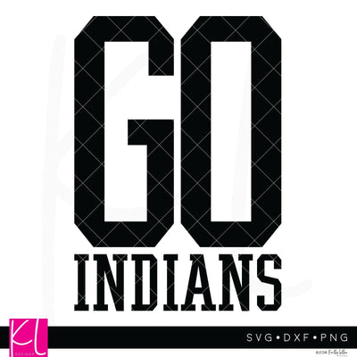 Go Indians SVG Kelly Lollar Designs 