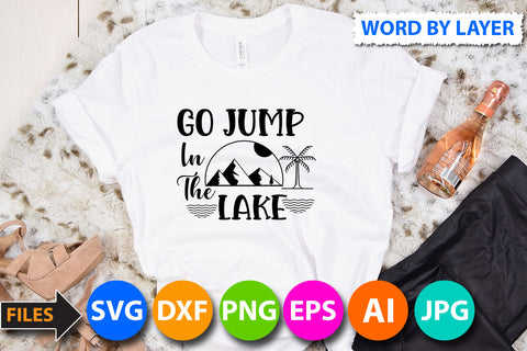 Go jump in the Lake SVG Cut File ,Go jump in the Lake SVG Design SVG BlackCatsMedia 
