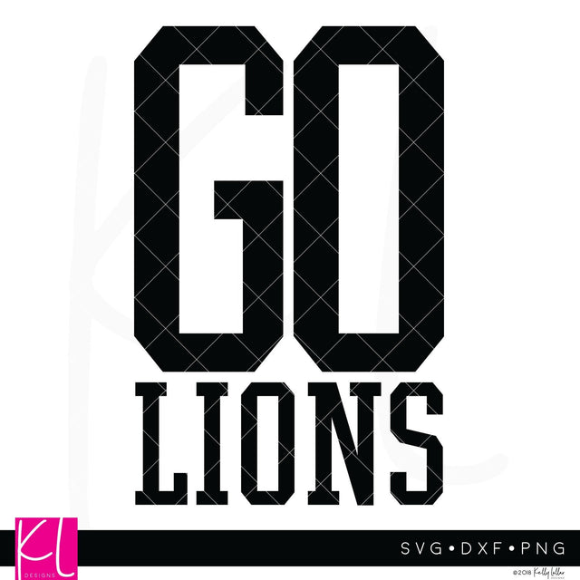 Go Lions SVG Kelly Lollar Designs 