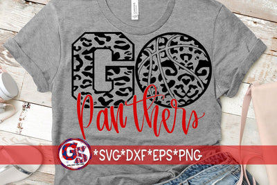Go Panthers Basketball SVG DXF EPS PNG SVG Greedy Stitches 