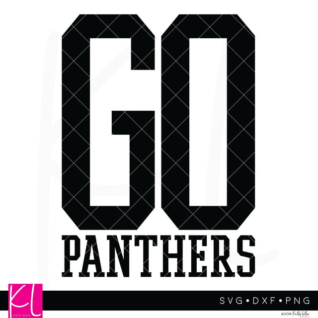 Go Panthers SVG Kelly Lollar Designs 