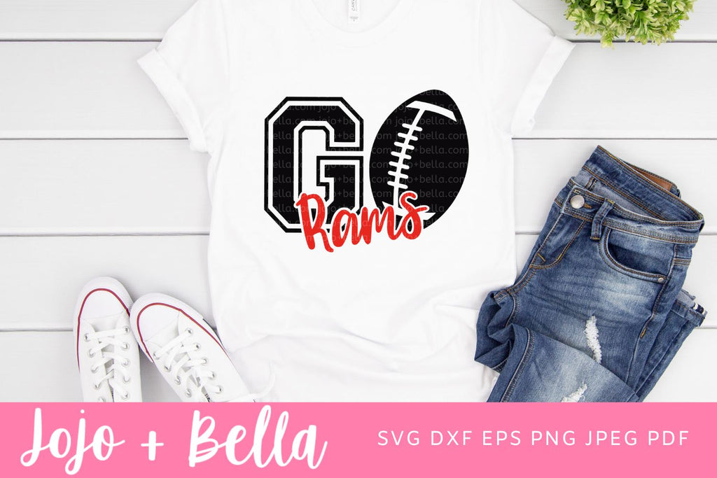 Go Rams Svg, Rams Football Svg, Football Svg, Grunge SVG T-shirt ...