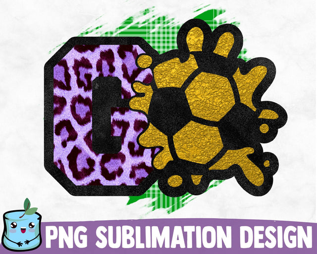 Go Soccer Sublimation Design Sublimation MintyMarshmallows 