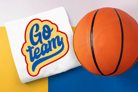 Go Team Script Letters Applique Embroidery Embroidery/Applique DESIGNS Risa Rocks It 