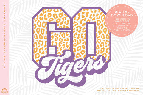 LSU Tigers Baseball Logo SVG For Cricut Sublimation Files