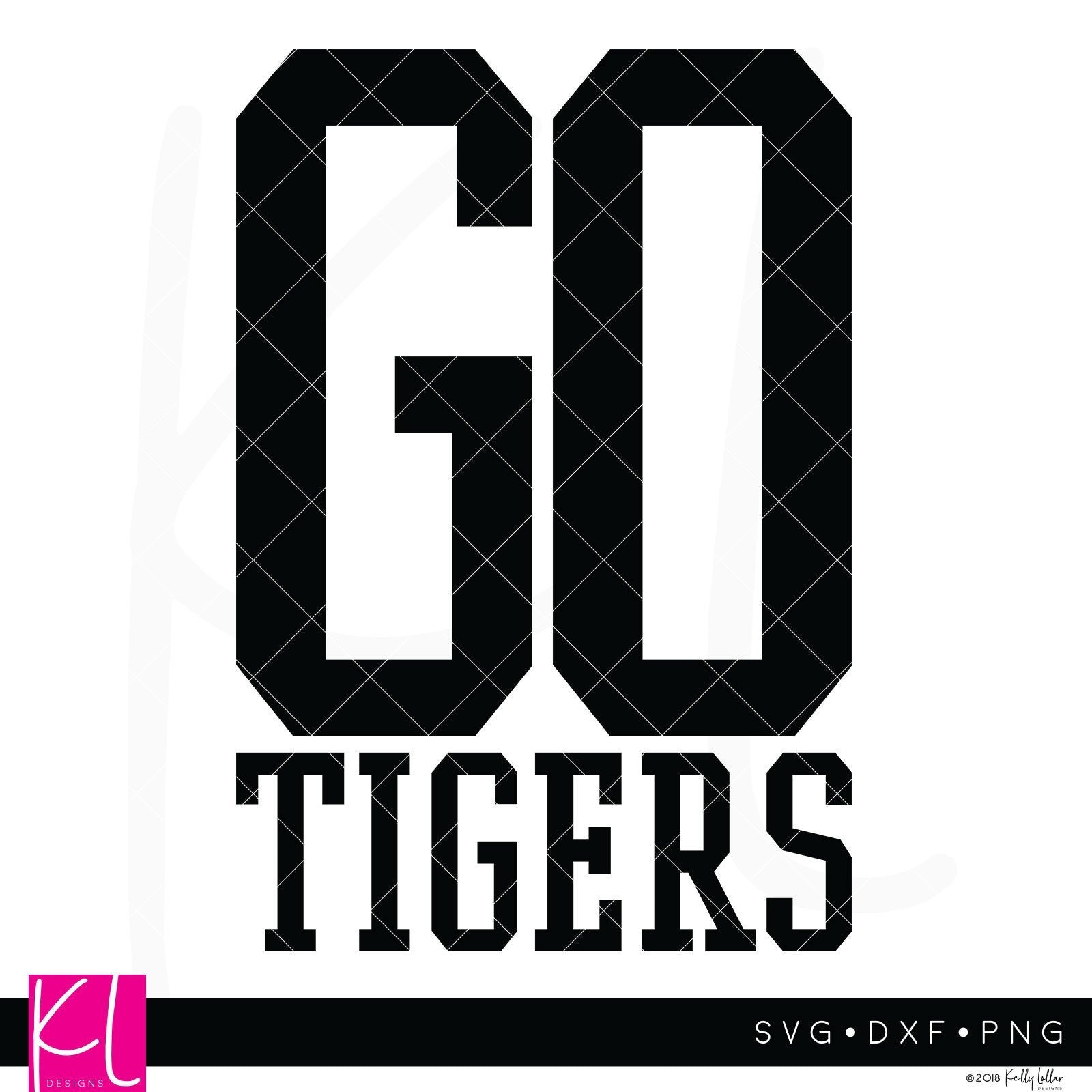 GO Tigers Bundle SVG Cut Files, Tigers Bundle Instant Download