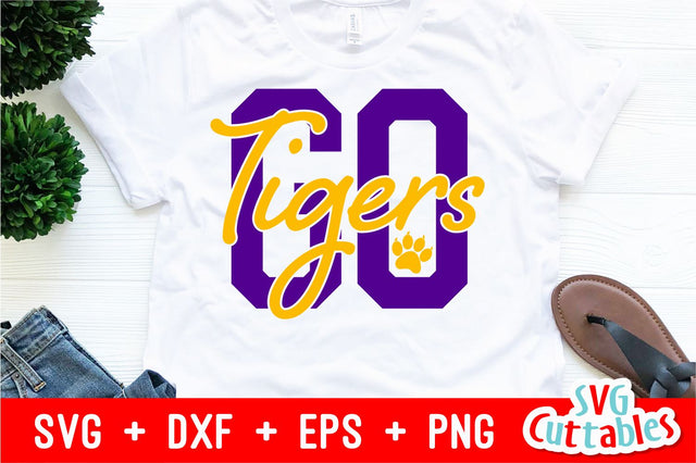 Go Tigers SVG Svg Cuttables 