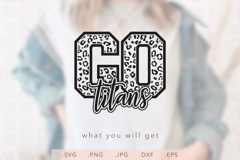 Go Titans Leopard SVG DXF JPG PNG EPS SVG Nanda Bayu 