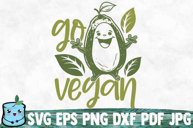 Go Vegan SVG MintyMarshmallows 
