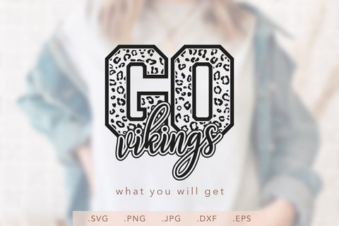 Go Vikings Leopard SVG DXF JPG PNG EPS SVG Nanda Bayu 