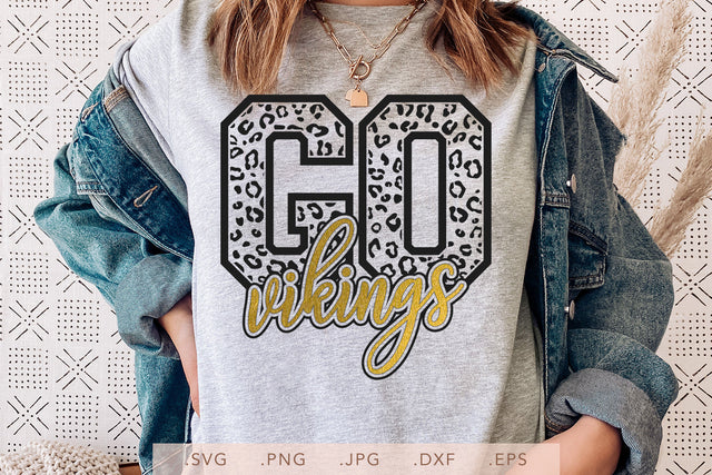 Go Vikings Leopard SVG DXF JPG PNG EPS SVG Nanda Bayu 
