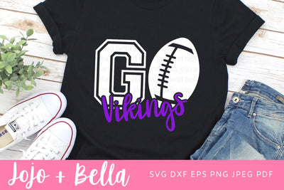 Go Vikings Svg, Vikings Football Svg, Football Svg, Grunge SVG T-shirt designs, Vikings Mascot Svg, Cheerleader Svg, Vikings Shirt Svg, Svg Files For Cricut, Sublimation Designs Downloads SVG Jojo&Bella 