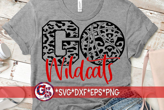 Go Wildcats Basketball SVG DXF EPS PNG SVG Greedy Stitches 