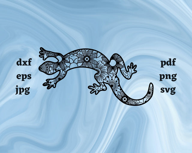 Goanna Mandala SVG Cut File SVG Northern Light SVG 