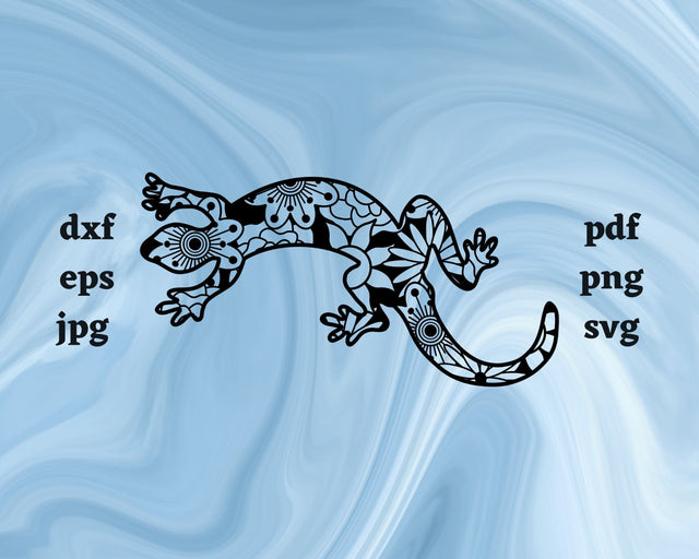 Goanna Mandala SVG Cut File SVG Northern Light SVG 