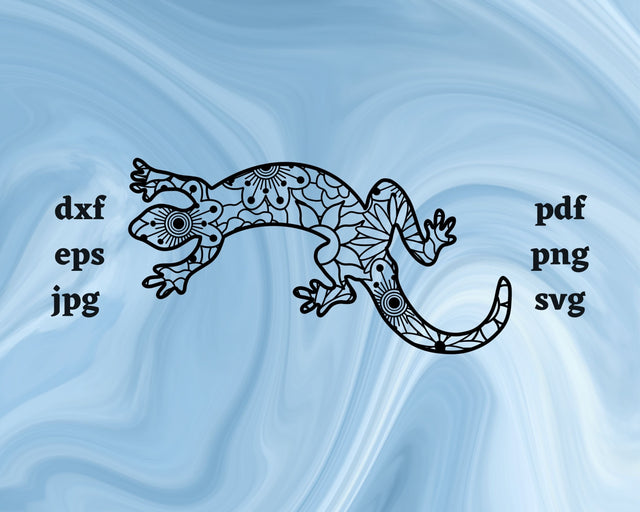 Goanna Mandala SVG Cut File SVG Northern Light SVG 