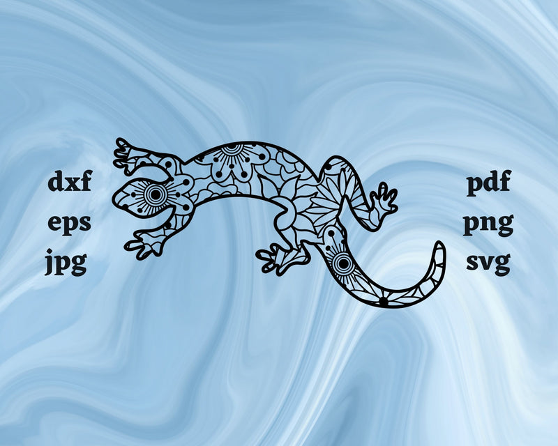 Goanna Mandala SVG Cut File SVG Northern Light SVG 