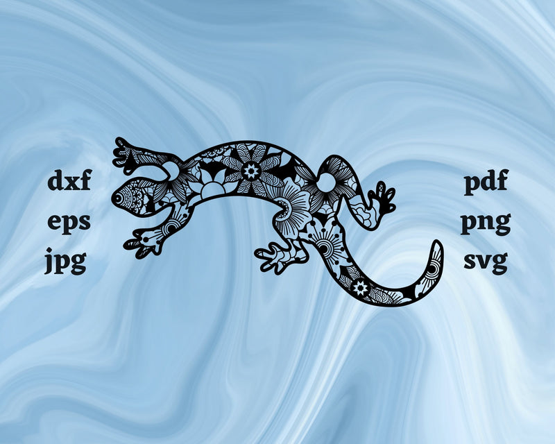 Goanna Mandala SVG Cut File SVG Northern Light SVG 