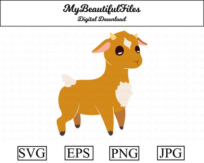 Goat - Animal SVG MyBeautifulFiles 