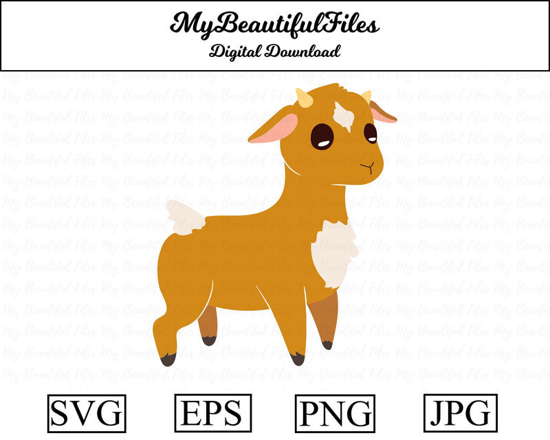 Goat - Animal SVG MyBeautifulFiles 
