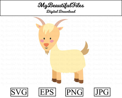 goat - Animal SVG MyBeautifulFiles 