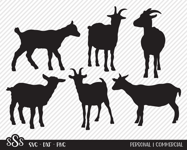 Goat Bundle | Country SVG SVG Texas Southern Cuts 