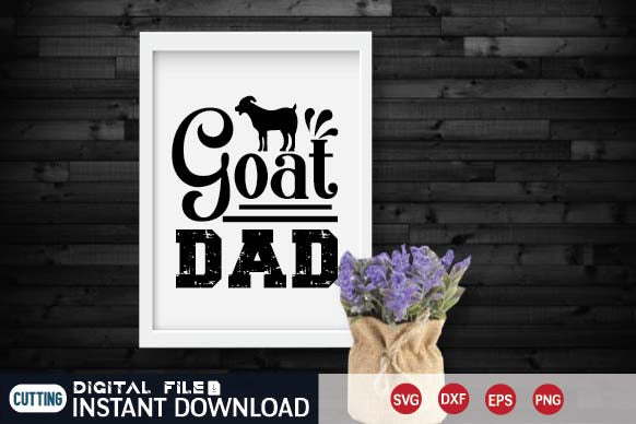 goat dad SVG designer krishna 