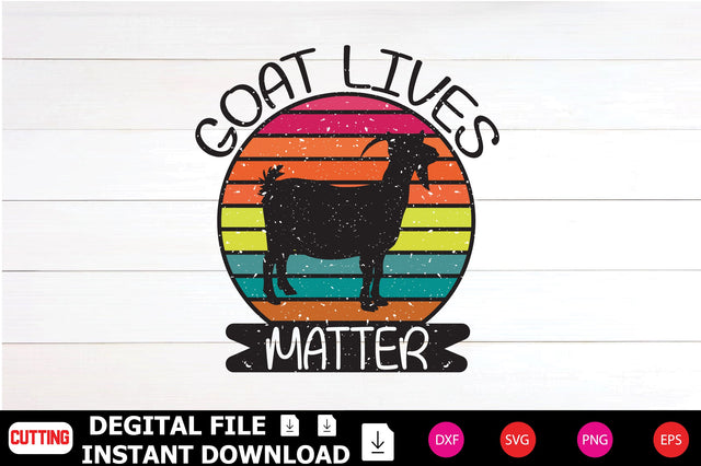 Goat Lives Matter SVG Shahin alam 