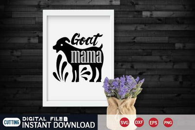 goat mama SVG designer krishna 