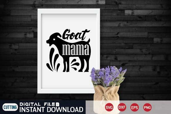 goat mama SVG designer krishna 