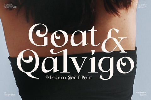 Goat _ Qalvigo Typeface Font Storytype Studio 