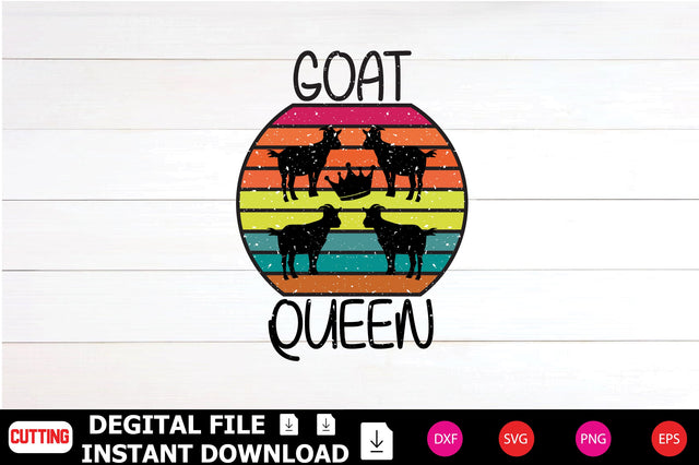 Goat Queen SVG Shahin alam 