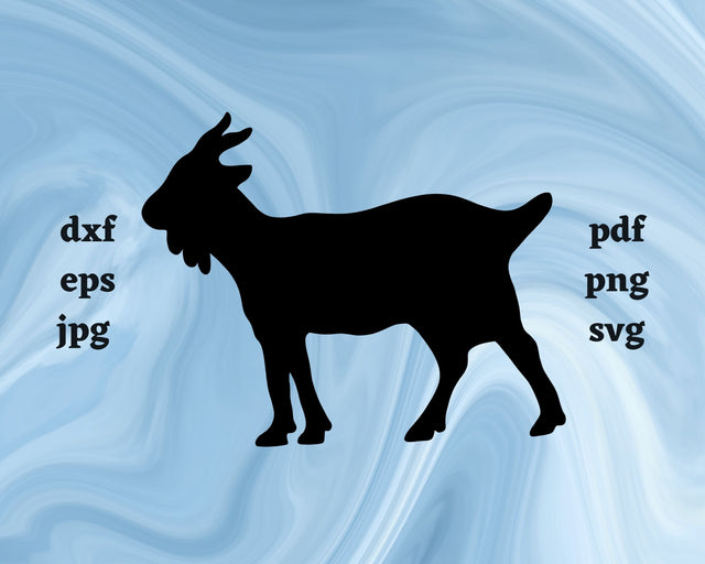 Goat SVG Cut File SVG Northern Light SVG 