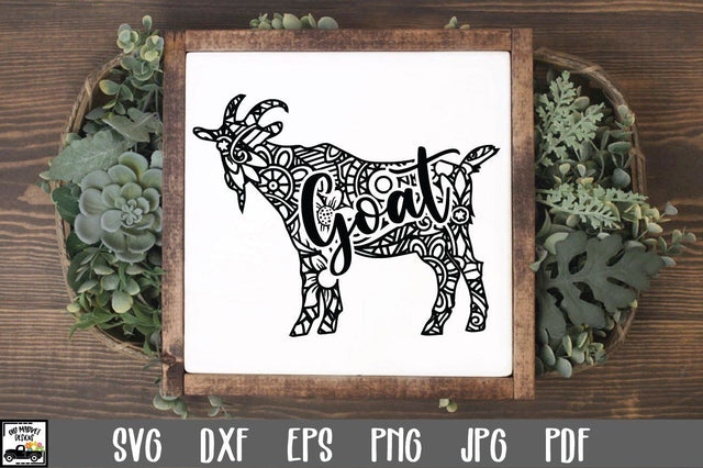 Goat SVG File - Goat Mandala SVG SVG Old Market 