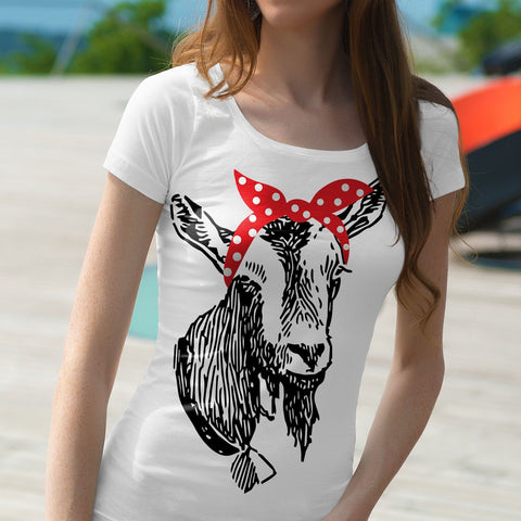 Goat with Bandana SVG So Fontsy Design Shop 