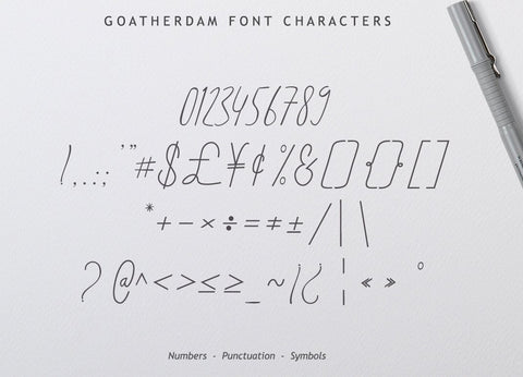 Goatherdam Font Font Leamsign Studio 