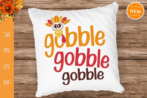 Gobble Gobble Gobble Svg, Thanksgiving Turkey Svg, Turkey Svg SVG SvgMonkeys 