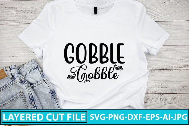 Gobble Gobble Svg Cut File SVG Syaman 