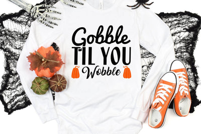 Gobble Til You Wobble SVG CraftlabSvg29 
