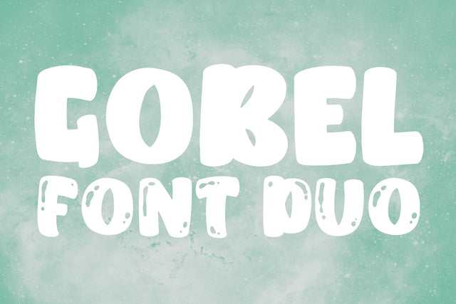 Gobel Font Duo Font dapiyupi store 