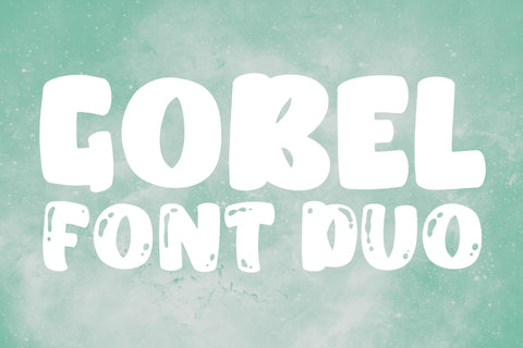 Gobel Font Duo Font dapiyupi store 