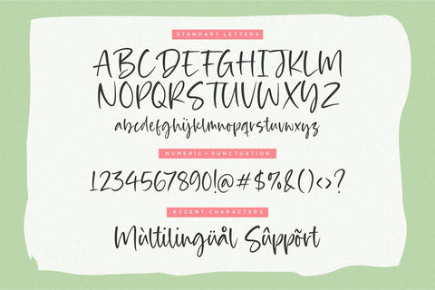 Goblin Hunters a Modern Calligraphy Font Font Balpirick 
