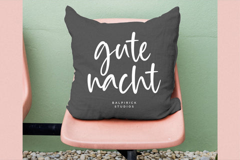 Goblin Hunters a Modern Calligraphy Font Font Balpirick 