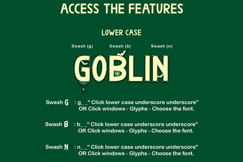 Goblin Monster Font Prasetya Letter 