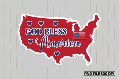 God Bless America-01 SVG designmaster24 