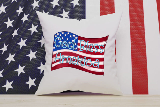 God Bless America Flag Sublimation Sublimation QueenBrat Digital Designs 