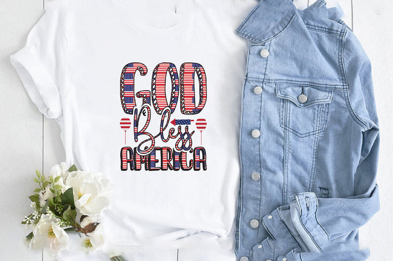 God Bless America Sublimation SVGArt 