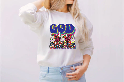 God Bless America Sublimation SVGArt 